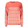North Sails Red Cotton Sweater In Pink