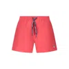 North Sails Red Cotton Swimwear In Red