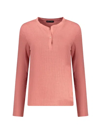 North Sails Ribbed-knit Top In Pink