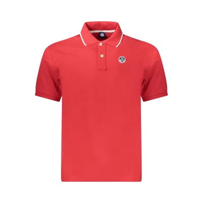 North Sails Rosso Cotton Men Polo In Red