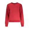 North Sails Rosso Cotton Women Sweatshirt In Red
