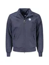 North Sails Sailor Logo-patch Zip-up Jacket In Blue