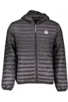 North Sails Brown Polyamide Men Jacket In Black