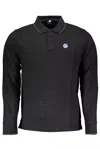 NORTH SAILS SLEEK LONG-SLEEVE POLO WITH CONTRASTING MEN'S ACCENTS