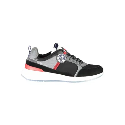 North Sails Sleek Sneakers With Contrast Men's Sole In Grey