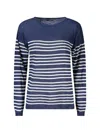 North Sails Stripe-pattern Sweater In Blue