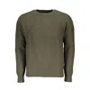 North Sails Green Cotton Men Sweater In Green
