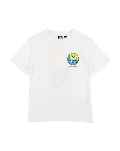North Sails Babies'  Toddler Boy T-shirt White Size 6 Cotton