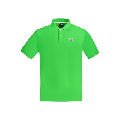 North Sails Verde Cotton Men Polo In Green