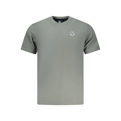 North Sails Verde Cotton Men's T-shirt In Gray