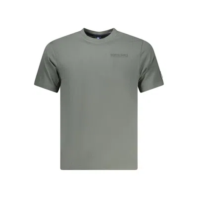 North Sails Verde Cotton Men's T-shirt In Gray