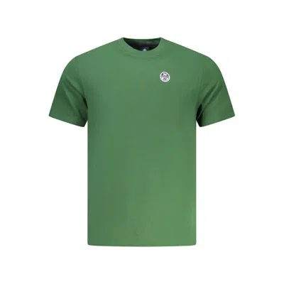 North Sails Verde Cotton Men's T-shirt In Green