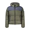 North Sails Green Polyester Men Jacket In Green
