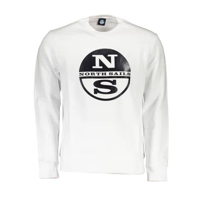 North Sails White Cotton Men Men's Sweater