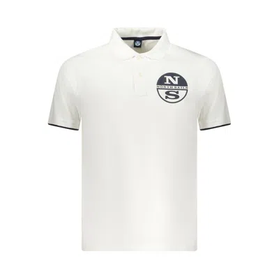 North Sails Logo-print Short-sleeve Polo Shirt In White