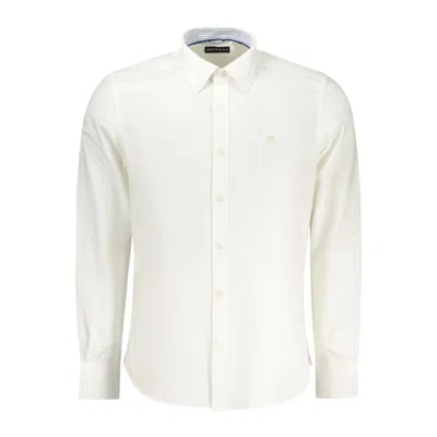 North Sails Logo-embroidered Shirt In Neutral