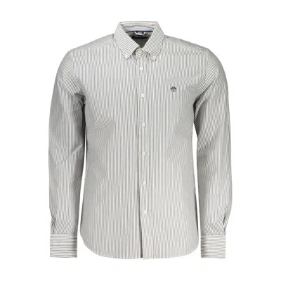 North Sails White Cotton Men's Shirt In Gray