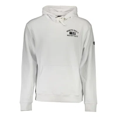 North Sails White Cotton Men Sweater In Gray