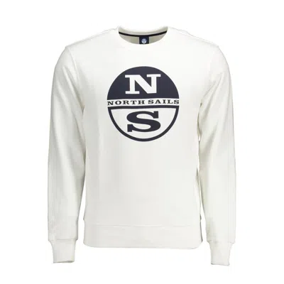 North Sails White Cotton Men Sweater