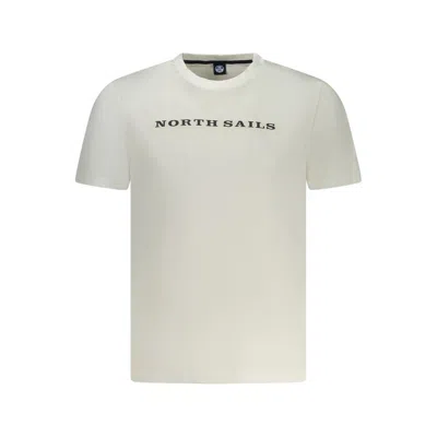 North Sails White Cotton Men T-shirt