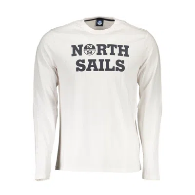 NORTH SAILS WHITE COTTON MEN T-SHIRT
