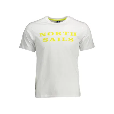 North Sails White Cotton Men T-shirt