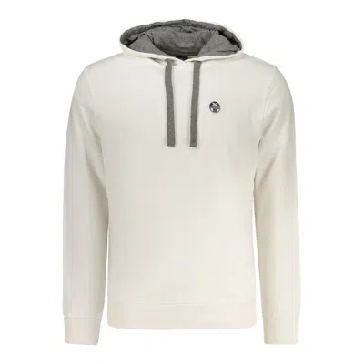 North Sails White Cotton Sweatshirt In Neutral