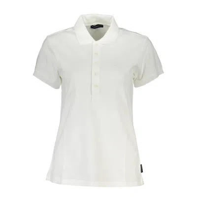 North Sails White Cotton Women Polo