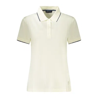 North Sails Contrast-trimmed Cotton Polo Shirt In White