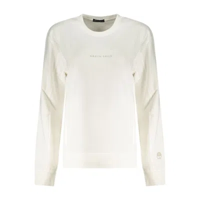 North Sails White Cotton Women Women's Sweater