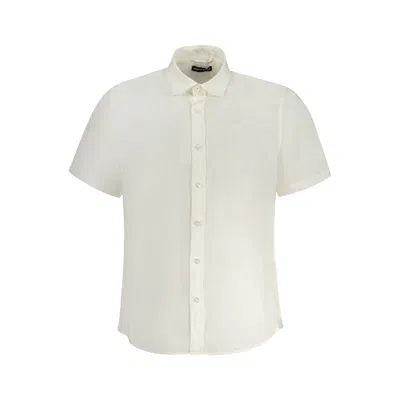 NORTH SAILS WHITE LINEN SHIRT