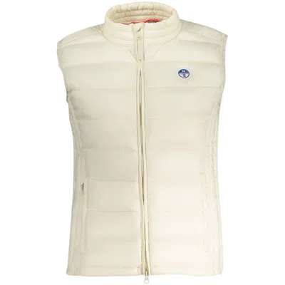 North Sails Bianco Poliestere Women Jacket In Neutral
