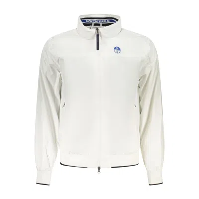North Sails White Polyester Men's Jacket