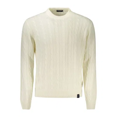 North Sails White Wool Men Sweater In Neutral