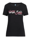 North Sails Woman T-shirt Black Size M Cotton