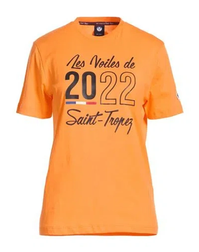 North Sails Woman T-shirt Orange Size Xs Cotton