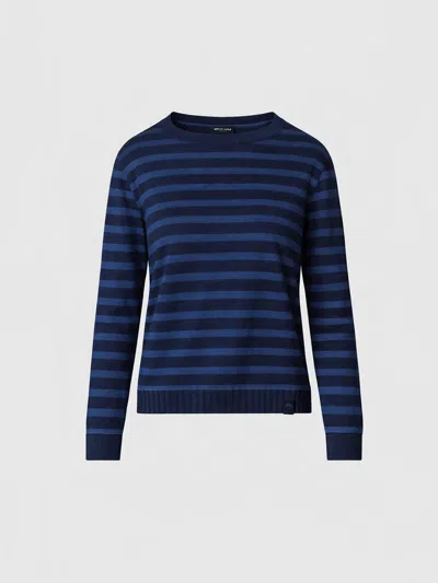 North Sails Women's Blue Striped Mesh In Other