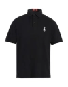 North Sails X Maserati Man Polo Shirt Black Size Xxl Cotton, Elastane