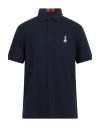 North Sails X Maserati Man Polo Shirt Midnight Blue Size Xxl Cotton, Elastane