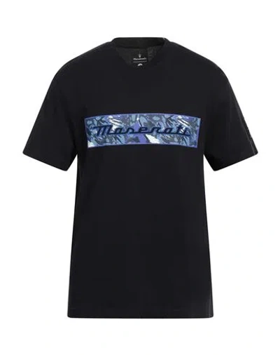 North Sails X Maserati Man T-shirt Black Size S Cotton