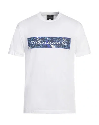 North Sails X Maserati Man T-shirt White Size S Cotton