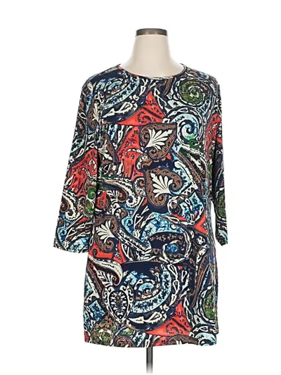 Pre-owned North Style 3/4 Sleeve T-shirt In Blue