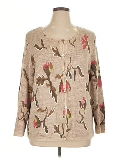 Pre-owned North Style Cardigan Sweater In Brown