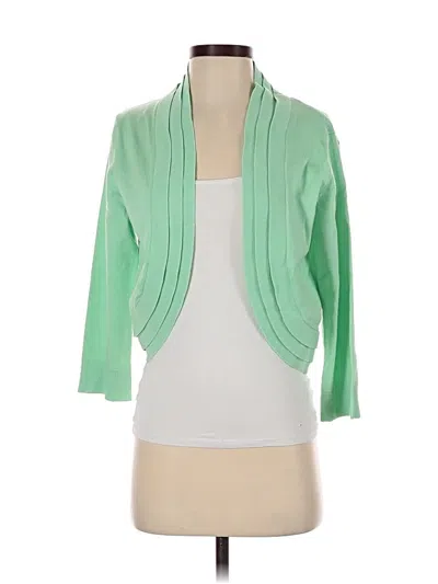 Pre-owned North Style Cardigan Sweater In Green