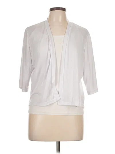 Pre-owned North Style Cardigan Sweater In White