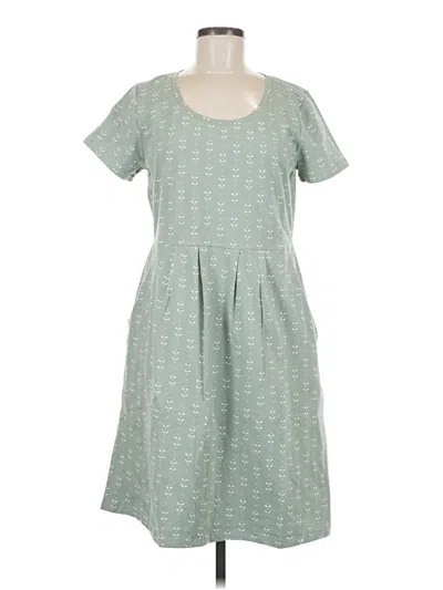 Pre-owned North Style Casual Dress In Green