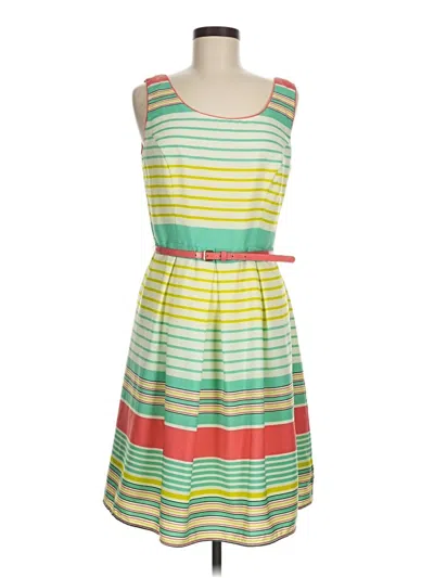 Pre-owned North Style Casual Dress In Green