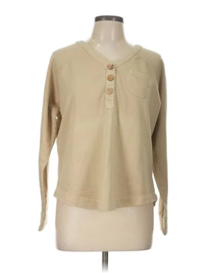 Pre-owned North Style Long Sleeve Blouse In Brown