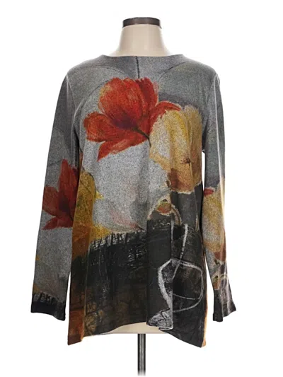 Pre-owned North Style Long Sleeve T-shirt In Gray