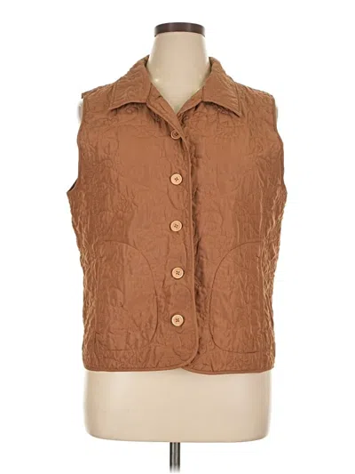 Pre-owned North Style Vest In Brown